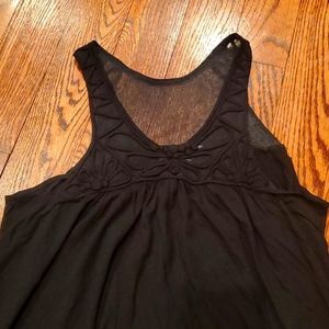Black Rebecca Taylor top, sz 6, NEW